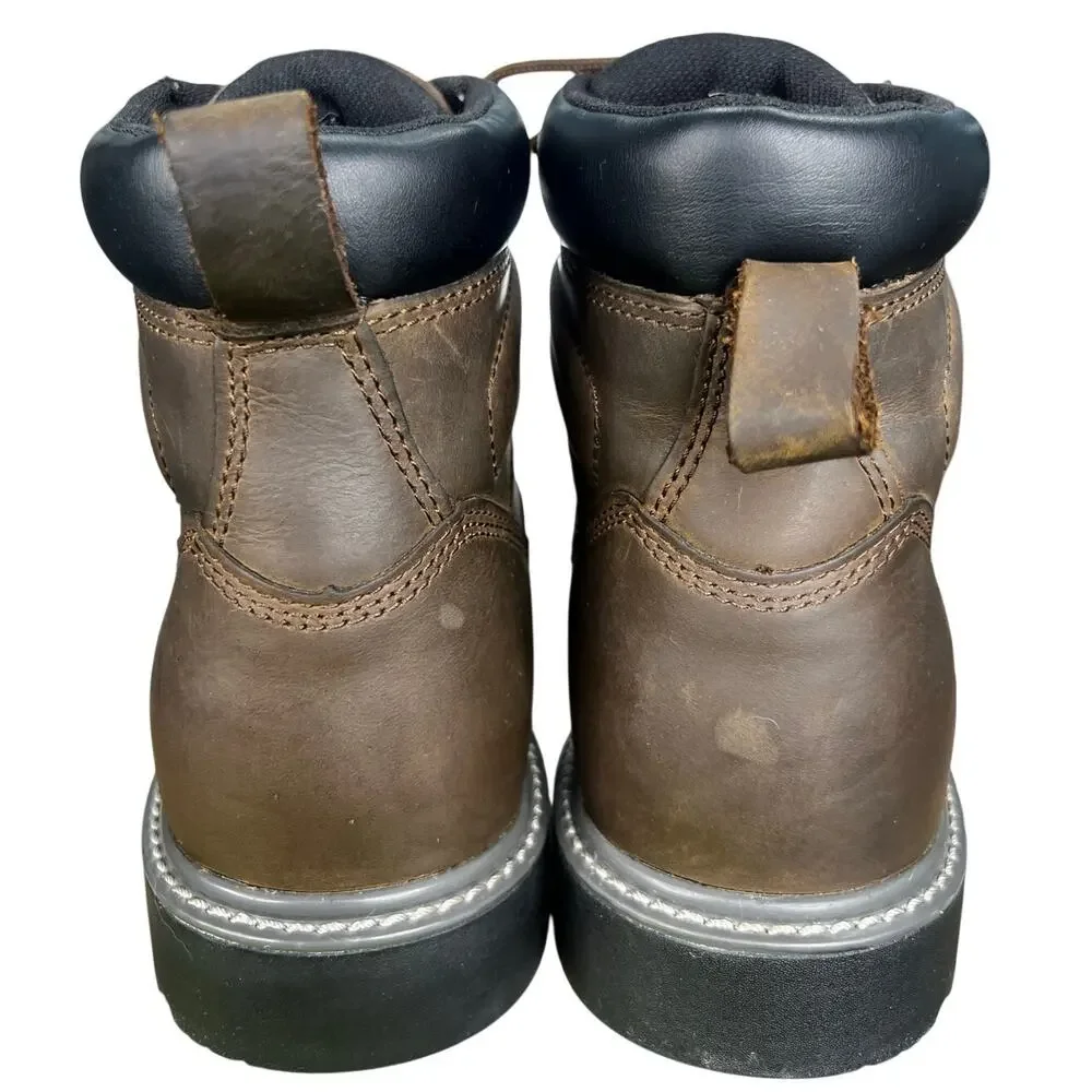 Wolverine Men’s Floorhand Brown Leather Steel Toe Work Boot Size US 12